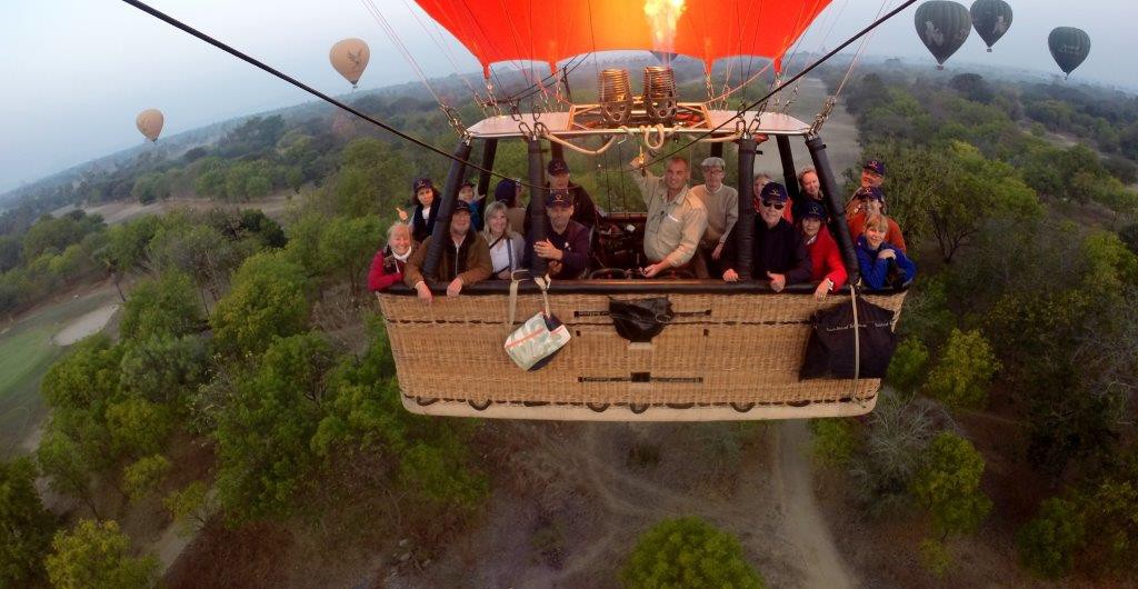 Ballonfahrt Uber Bagan Myanmar Anderes Reisen