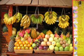 Marktstand in Thailand