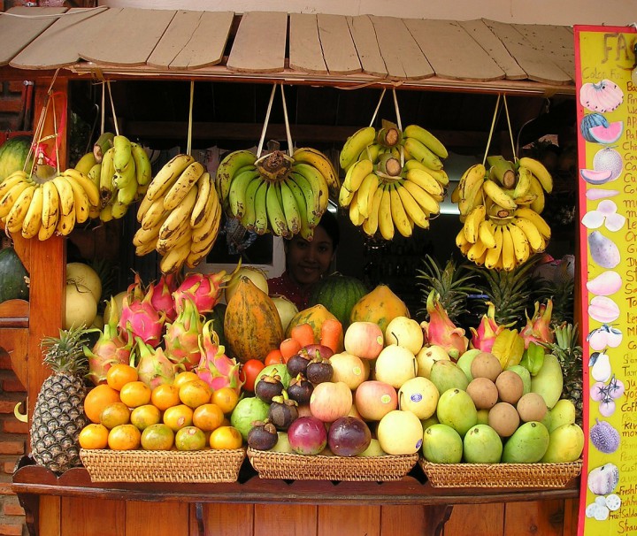 Marktstand in Thailand