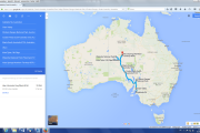 Karte: Australien- Campingtour Opale & Outback