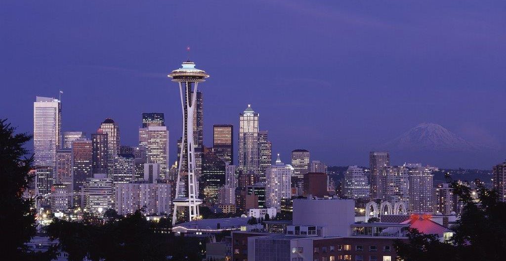 Seattle, USA, Space Needle, Annette Hlawatsch, Skyline